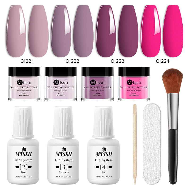 Nail Art Chrome - 10'lu Set Dip Tırnak Tozu Kiti
