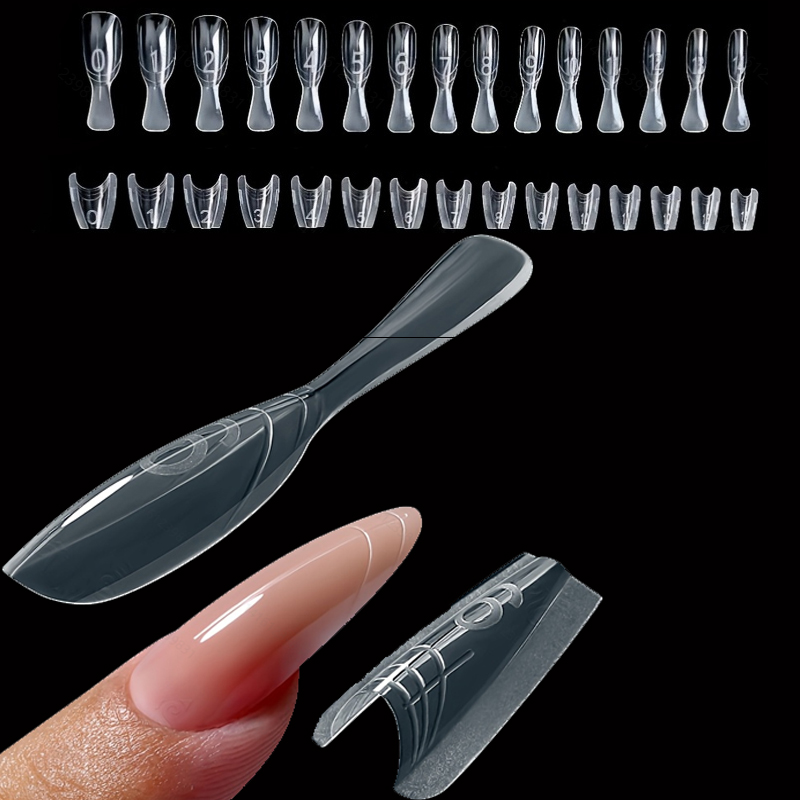 Nail Art Leopard - 240 Adet Çift Formlu Tırnak Kalıbı