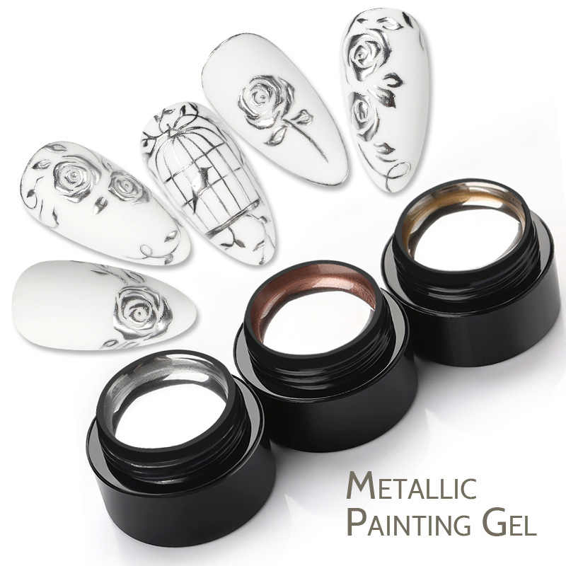 Nail Art Chrome - DOĞDU PRETTY 5 ML Süper Gümüş