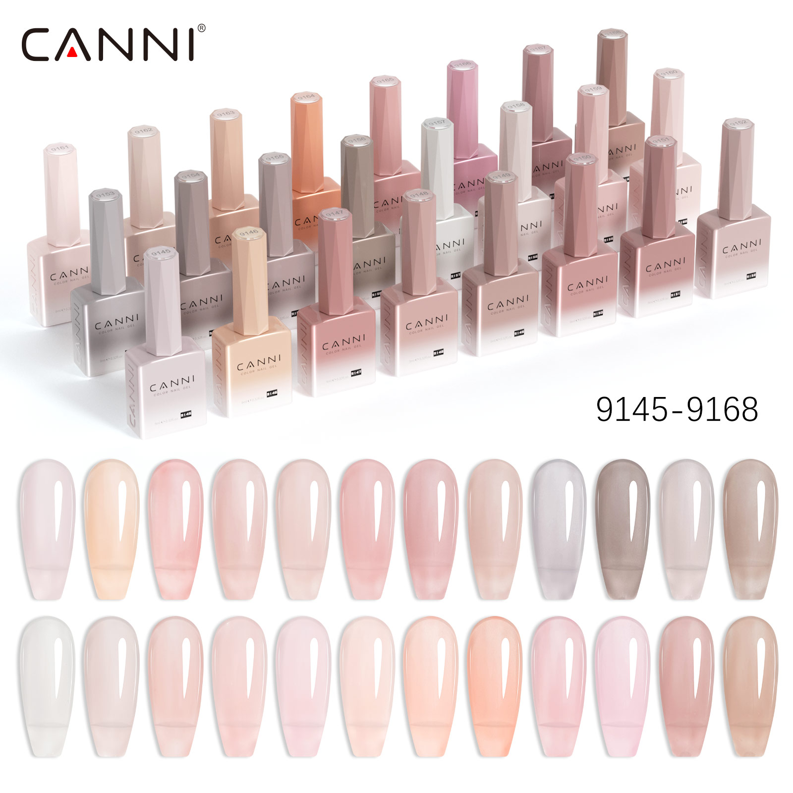 Nail Art One Piece - CC7 CANNI Tırnak Jeli Ojeleri 9ml