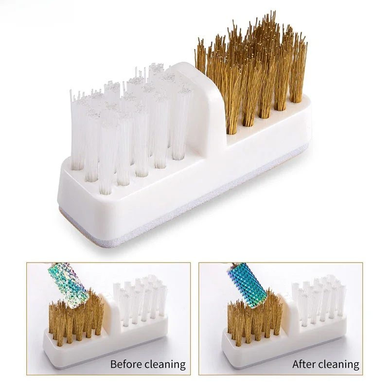 Nail Fan Brush - Bakır Tel Tırnak Matkap Ucu Parlatma