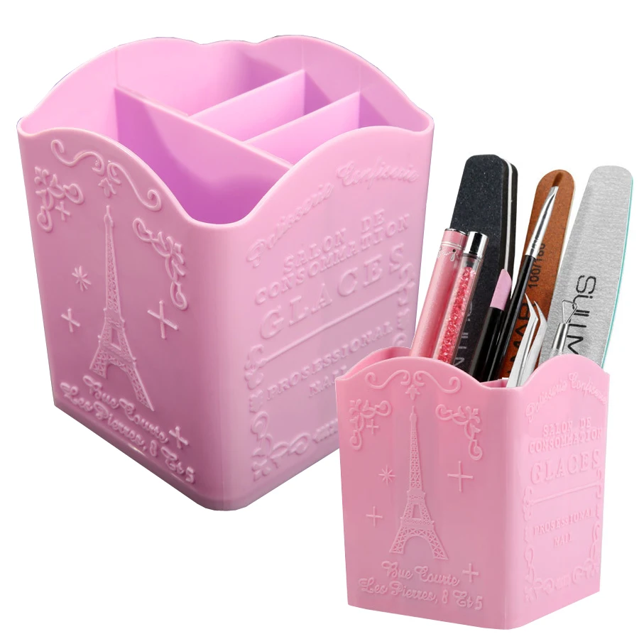 Nail Fan Brush - 4 Bölmeli Tırnak Sanatı Fırça Tutucu,