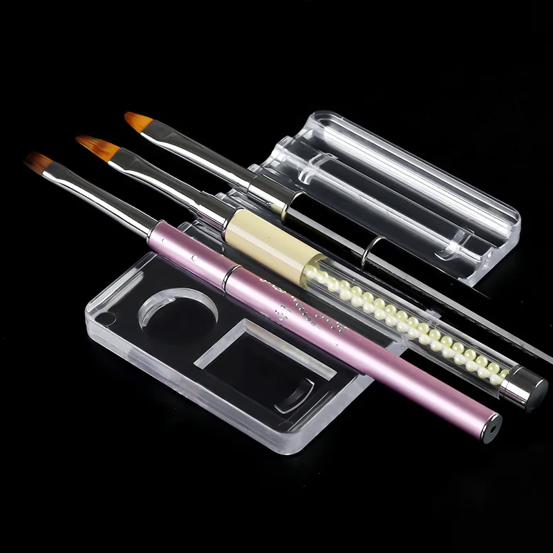 Nail Fan Brush - Akrilik Çok Amaçlı Tırnak Sanatı Kalemlik,