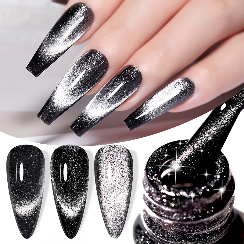 Nail Art Chrome - LILYCUTE 7 ML Siyah Kristal Kedi