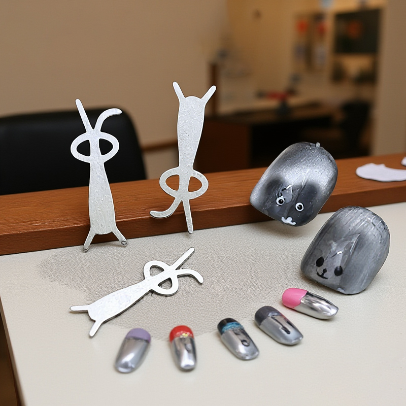Nail Art One Piece - 5 adet tavşan ayı kedi gözü