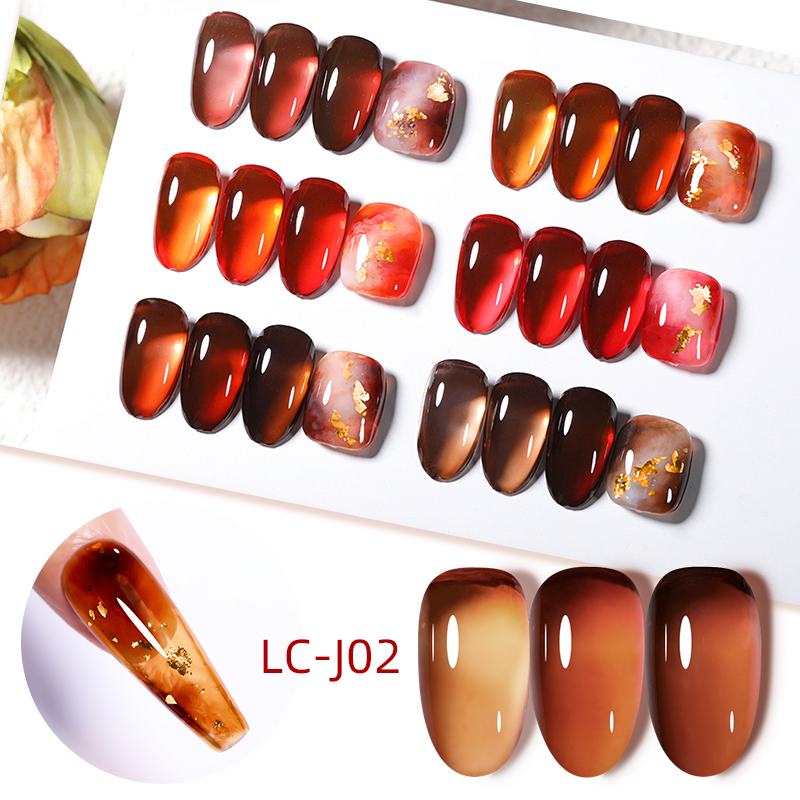 LILYCUTE 7ML Jöle Amber Jel Oj - Nail Art Leopard incelemesi ve fiyatı