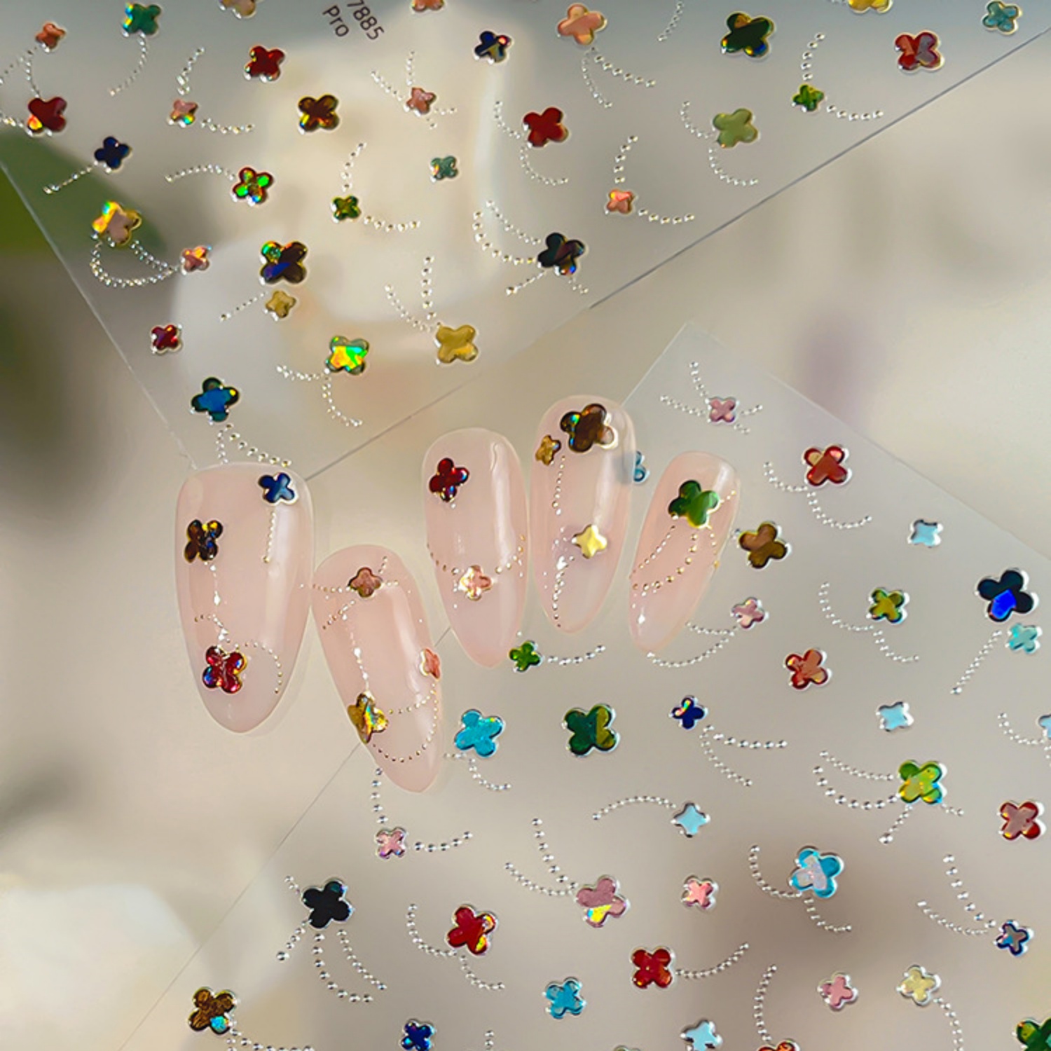 Renkli Holografik Dört Yaprakl - Nail Art Zelda incelemesi ve fiyatı