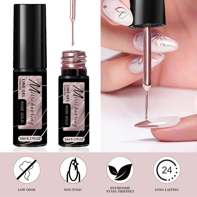 Altın Gümüş Metalik Liner Jel  - Nail Art Chrome incelemesi ve fiyatı