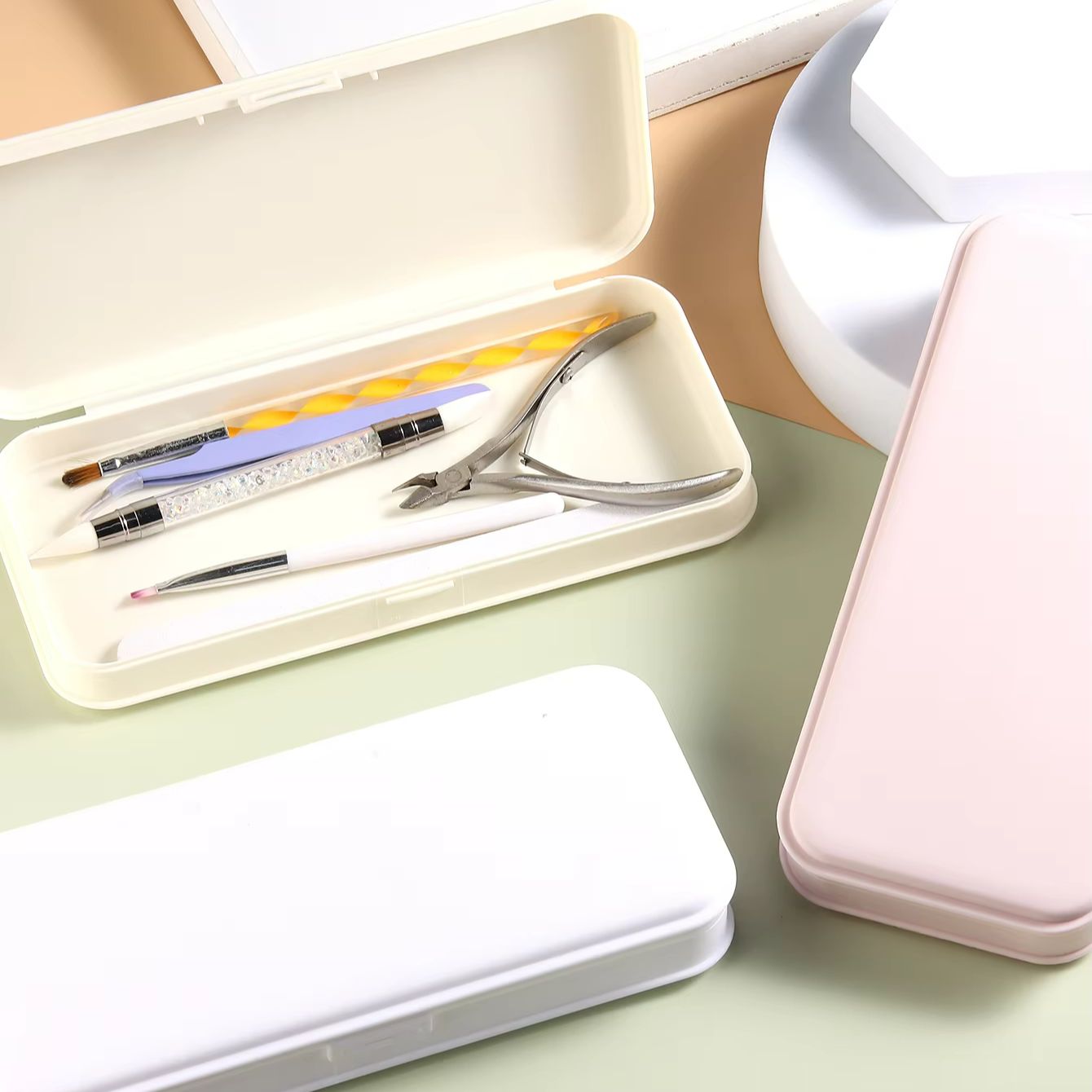 Tırnak Sanatı Alet Saklama Kut - Nail Fan Brush incelemesi ve fiyatı