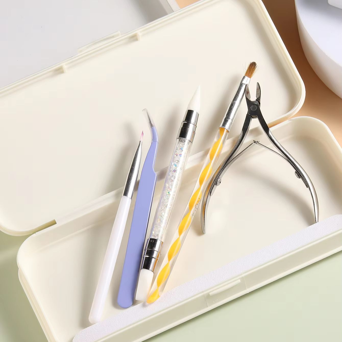 Tırnak Sanatı Alet Saklama Kut - Nail Fan Brush incelemesi ve fiyatı