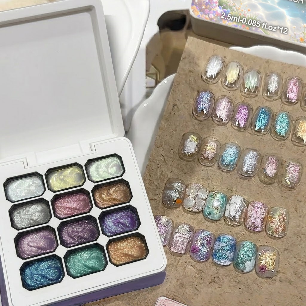 12 Renkli Aurora Katı Tırnak J - Nail Art Chrome incelemesi ve fiyatı