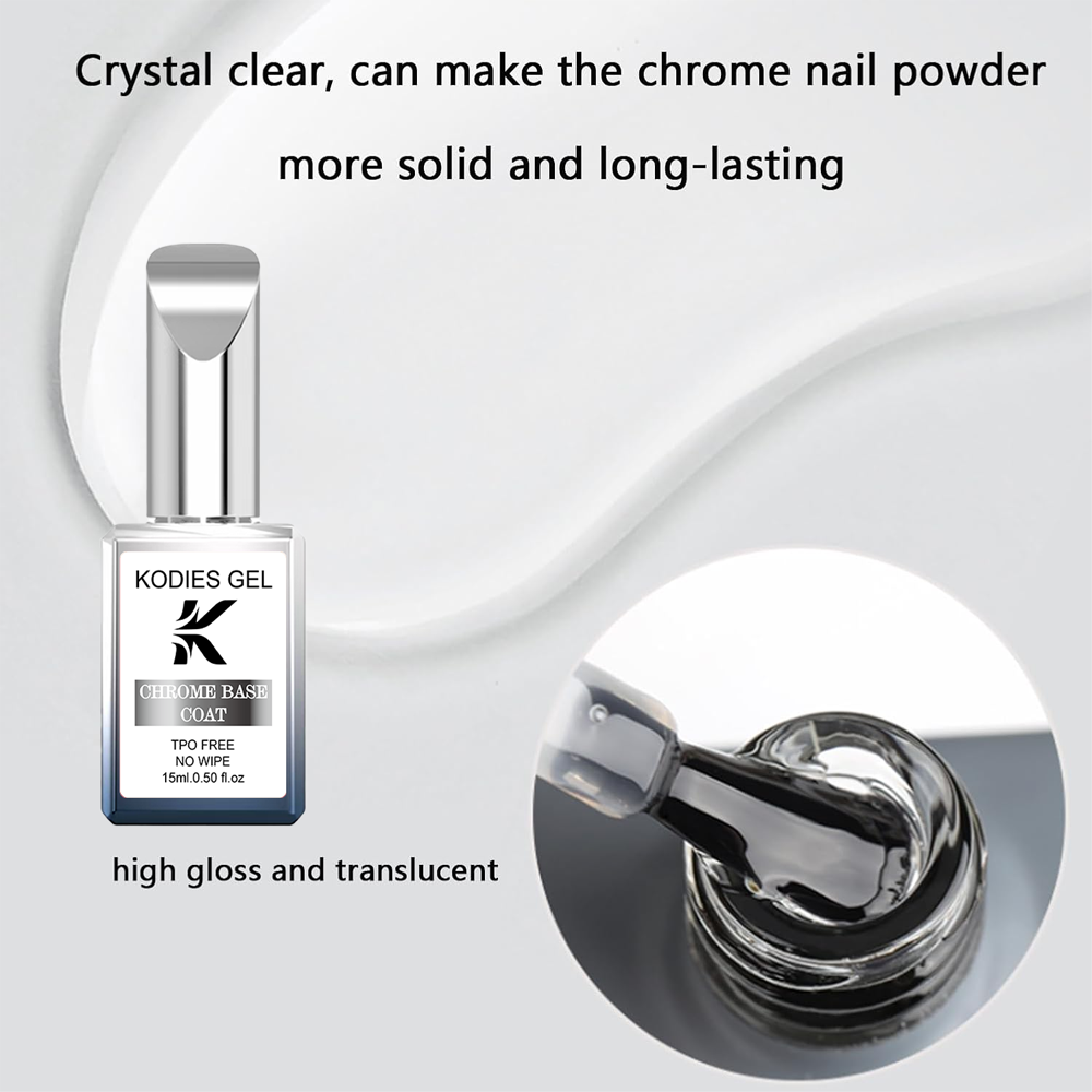 KODIES GEL Şeffaf Krom Baz Kat - Nail Art Chrome incelemesi ve fiyatı