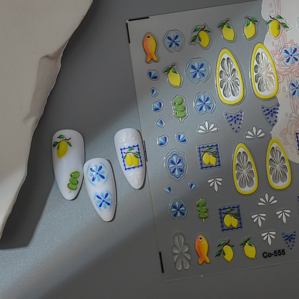 Limon Meyve Tırnak Çıkartmalar - Nail Art Zelda incelemesi ve fiyatı
