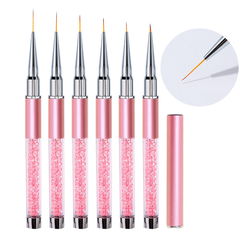 6'lı Set Akrilik Fransız Çizgi - Nail Fan Brush incelemesi ve fiyatı