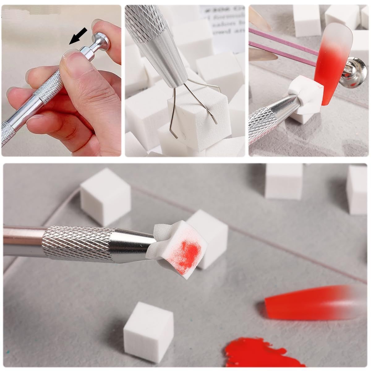1/50/100 adet kare tırnak sana - Nail Fan Brush incelemesi ve fiyatı