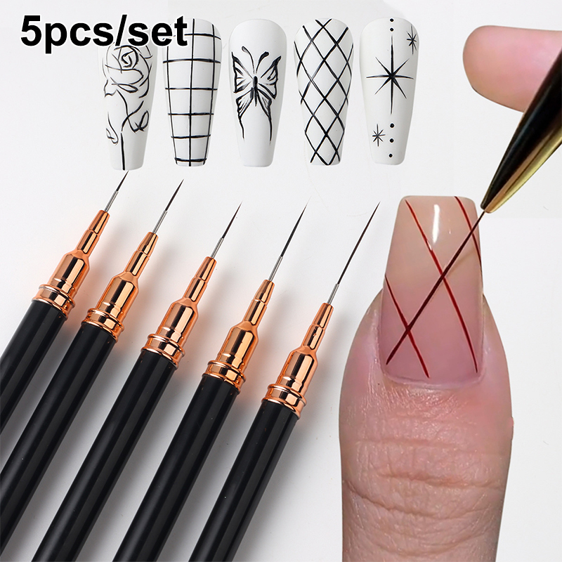 # 5 adet/takım profesyonel tır - Nail Fan Brush incelemesi ve fiyatı