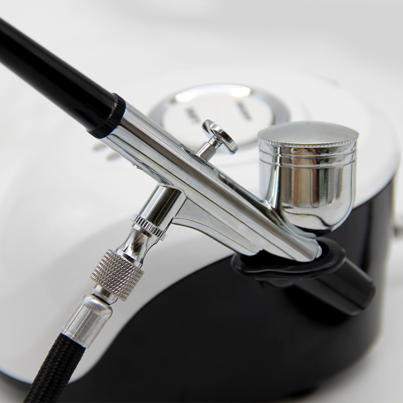 Kompresör ile taşınabilir Airb - Nail Fan Brush incelemesi ve fiyatı