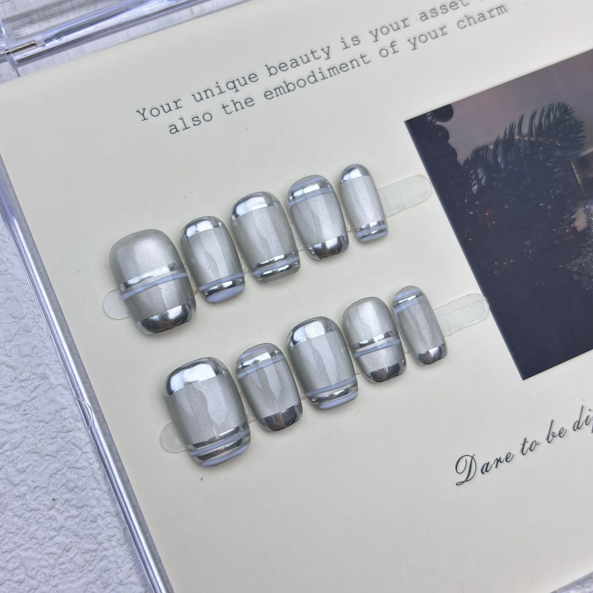 10 adet Aurora Krom Takma Tırn - Nail Art Chrome incelemesi ve fiyatı